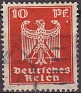 Germany 1924 Eagle 10 PF Red Scott 332